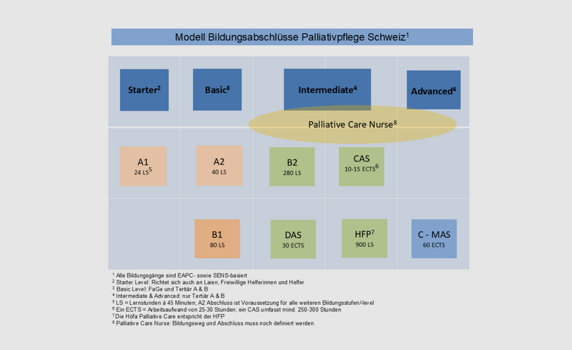 Bildungsmodell Palliative Care